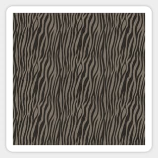 Gray Tiger Safari Print Sticker